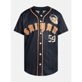 thumbnail image 5 of Dragon Ball Z Men's and Big Men's Graphic Button Up Jersey, Sizes XS-5XL, 5 of 5