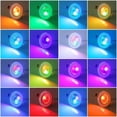 thumbnail image 2 of DYstyle RGB Dimmable LED Ceiling Light Recessed Round Downlight Fixture 16 Colors Changing Panel Ceiling Lamp, 2 of 5