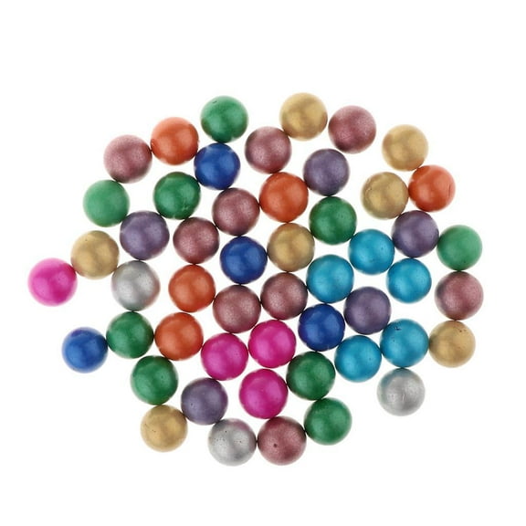 Zxpjkyu Assorted Color Glass Marbles, Pack of 90Pieces, Vase Fillers Decor, Marble Games