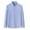 Light Blue, variant on Men's Long Sleeve Oxford Formal Shirt Plaid Button Down Collar Shirts Casual Spring Dress Work Shirt with Pocket