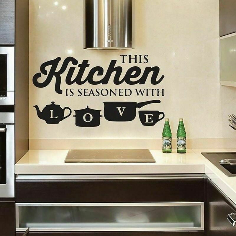 Wall Art Vinyl Sticker Decal Kitchen Choices Kitchen Wall Art Sticker 