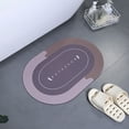 thumbnail image 1 of Ganfancp Alfombrillas de Baño Redondas de Terciopelo de Cristal Alfombrillas de Baño para Puertas Alfombrillas de Baño Antideslizantes Alfombrillas de Baño para Inodoros Ofertas Flash 1* Alfombrilla, 1 of 2