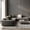 Matrix Grey, variant on Modern Wood Slat Wall Panels Decorative Interior & Ceiling Paneling, Set of 4, 14.5 sq. Ft., 106"x5"-Teak