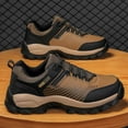 thumbnail image 6 of Mens Shoes,Outdoor Hiking Trekking Walking Casual Sports Running Shoes Lightweight Comfortable Round Toe Fashion Design,Shoes for Men,Brown,10, 6 of 9