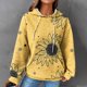 thumbnail image 1 of Sudaderas y chaquetas casuales con capucha de manga larga para mujer, sudaderas casuales de cuello redondo y manga larga, blusas lisas con capucha, top de poliéster para mujer, 1 of 5