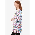 thumbnail image 3 of Woman Within Plus Size Perfect Printed Three-Quarter-Sleeve Scoopneck Tunic, 3 of 6