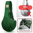 thumbnail image 4 of Tomkas Portabebés para perros pequeños - Bolsillo con cremallera, correa ajustable y bolsillo con cremallera - para mascotas de 3 a 10 libras, 4 of 5