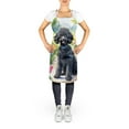 thumbnail image 2 of Black Poodle Spring Path Apron 27 in x 30 in, 2 of 5