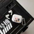 thumbnail image 4 of Étui d'Écouteurs Rétro Transparent pour airpods pro 3, Boîtier de Recharge bluetooth Sans Fil pour airpods 2 1, Étui à code, silicone Souple, 4 of 6