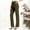 Army Green women high waisted straight leg pants a1, variant on Women's High Waisted Straight Leg Pants with Pockets Plus Size Office Work Trousers Long Pants Business Casual Basic Dress Pants, Red 3XL