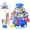 Blue, variant on Water Sprinkler for Kids Water Toy with Light Up,Adjustable Height Water Launcher Water Toy Backyard Christmas Birthday Gift for Girls Boys Age 3-12 Year Old-Silver