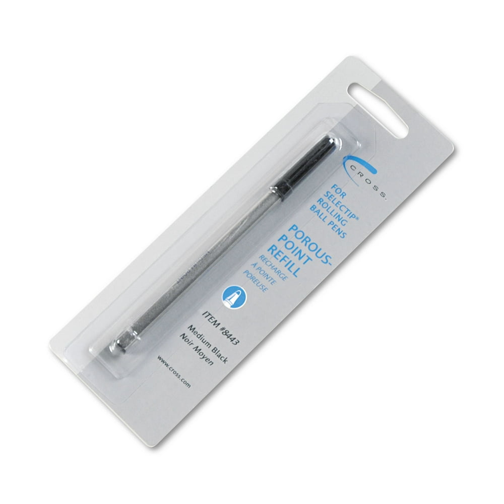 Cross Refill for Selectip Porous Point Pens Medium Black Ink 8443