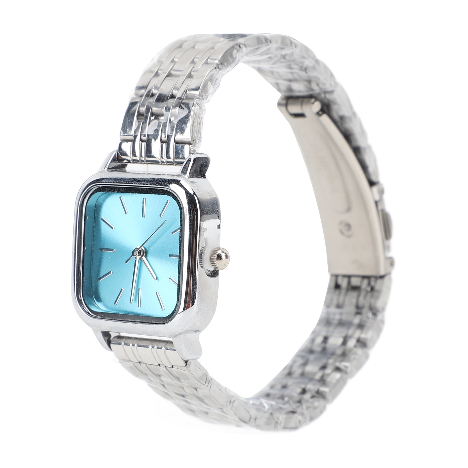 Square Dial Ladies Watch Delicate And Stylish Waterproof Quartz Analog Clear HD Mirror Ideal Gift For Women Outdoor Daily Activities