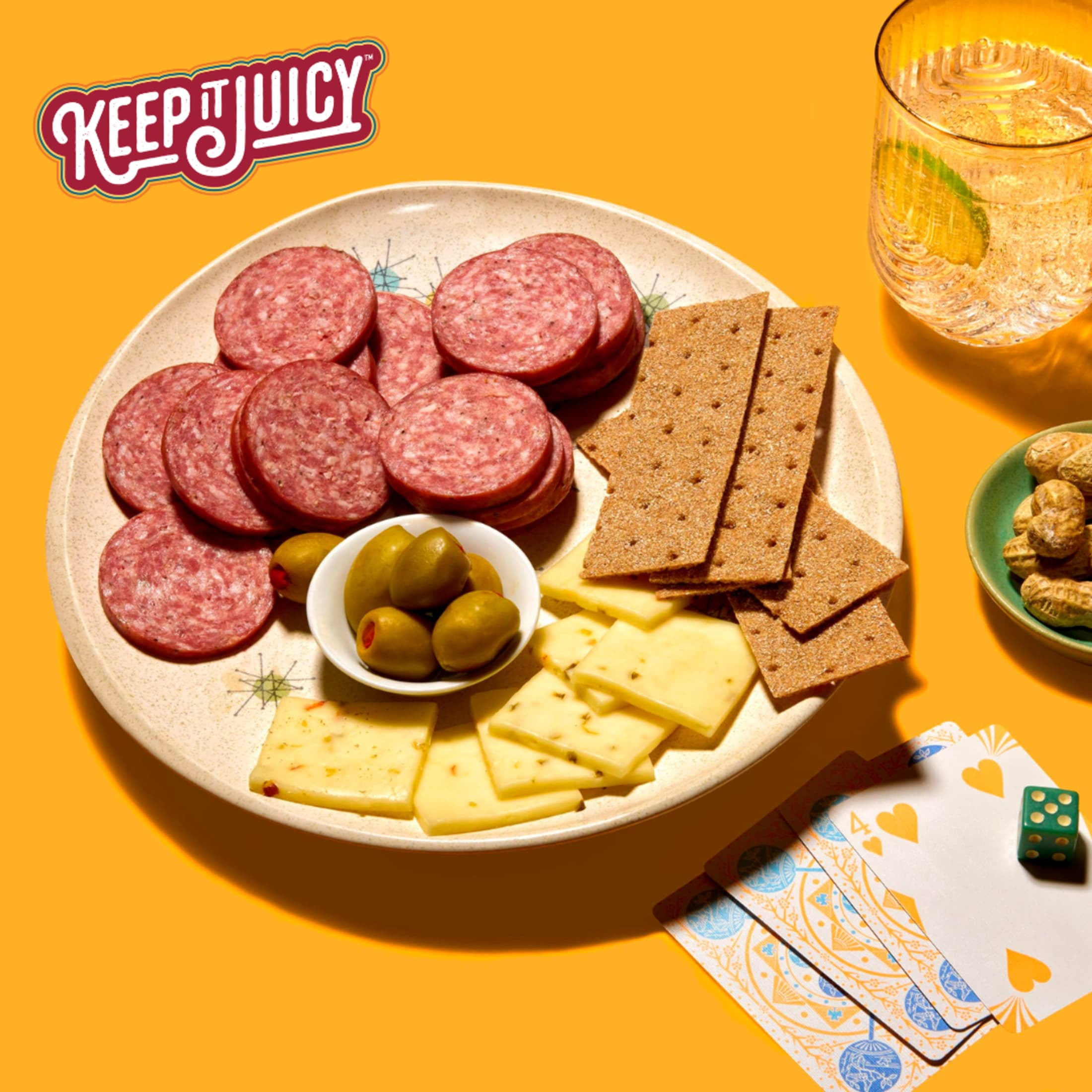 Johnsonville Jalapeno Cheddar Snack Summer Sausage Pork & Beef Chub - 12 oz Package