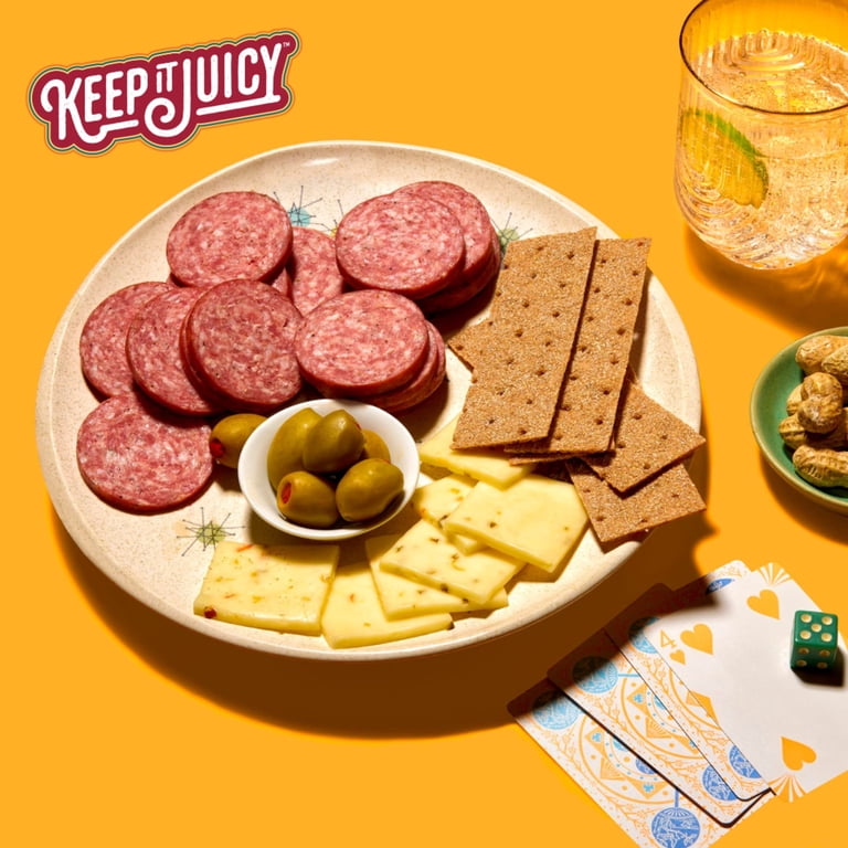 Johnsonville Jalapeno Cheddar Snack Summer Sausage Pork & Beef
