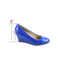 thumbnail image 2 of Doris-22 Women's Round Toe Patent Wedge Heel Shoes, 2 of 4
