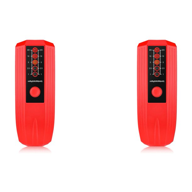 Medidor Gauss Portátil 5 LED para Investigación Ondas Anormales Pruebas EMF (StyleC)