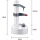 thumbnail image 2 of Electric peeler for apples and potatoes, comes with 2 sharp blades, 2 of 4