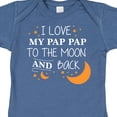 thumbnail image 4 of Inktastic I Love My Pap Pap to the Moon and Back Boys or Girls Baby Bodysuit, 4 of 5