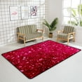 thumbnail image 4 of FREEAM Soft Rug Large Area Rugs, Red Texture Pattern Comfortable Indoor Carpet, Baby Play Mat for Living Room Bedroom Nursery Home Decor Floor Mat 63x48inch, 4 of 6