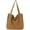 Brown, variant on CoCopeaunt Women Fashion Handbag Shoulder Bag Large Hobo Bag Top Handle Bag