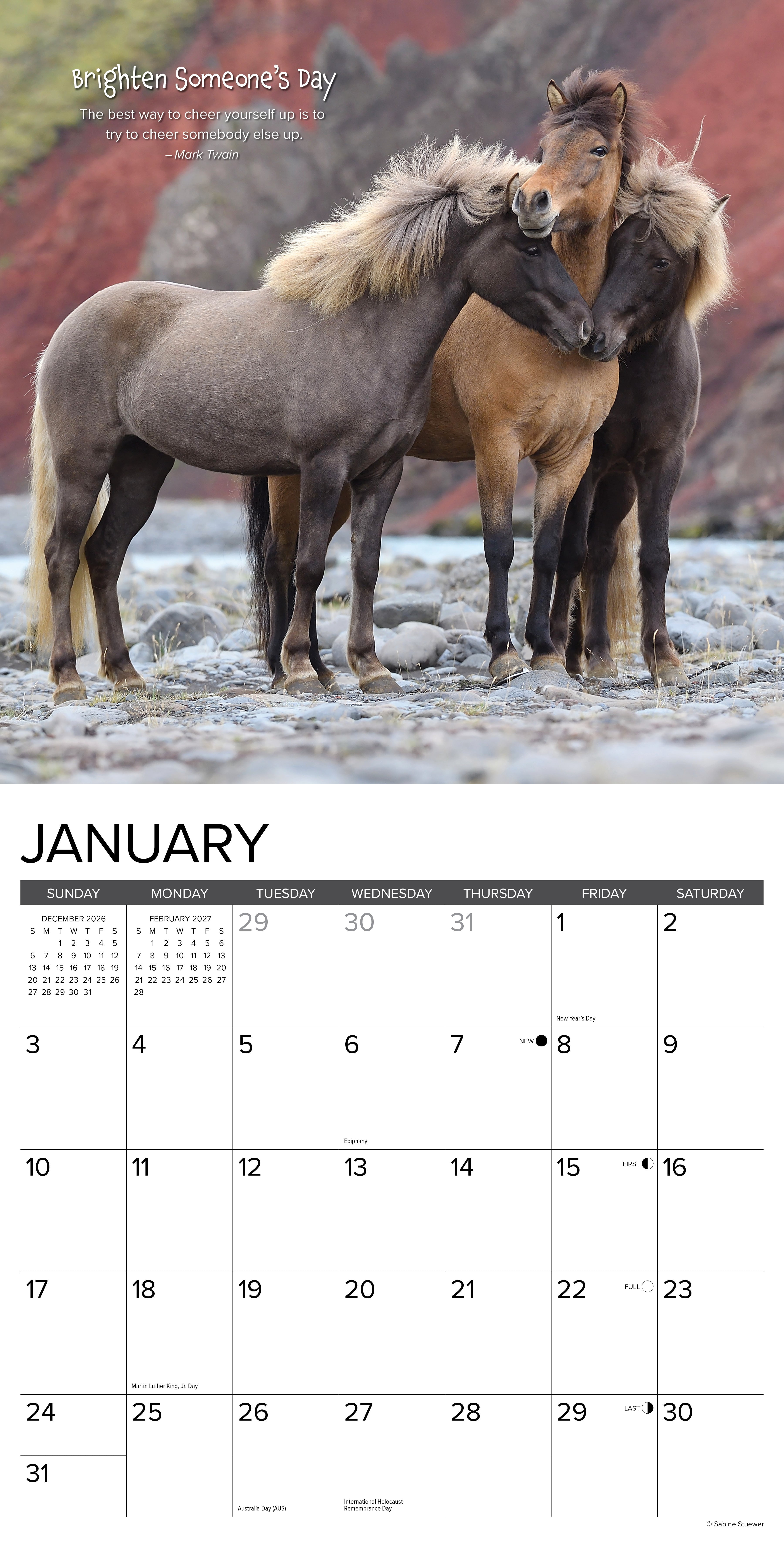 Willow Creek Press, Seize the Hay 2027 Wall Calendar