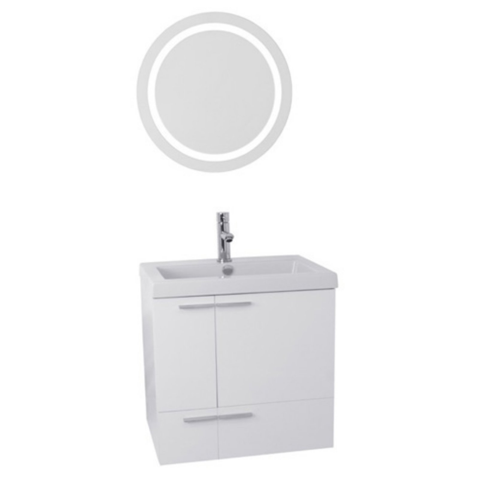 Nameeks Ans484 New Space 24 1 10 Wall Mounted Floating Vanity Set Walmartcom Walmartcom