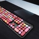 thumbnail image 5 of Combo Mofii Sweet Keyboard Mouse Combo Color mezclado 2.4G Teclado inalámbrico Mouse Set Tapa de tecla de suspensión circular para PC Laptop Black Mofii  Combo, 5 of 6