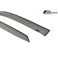 thumbnail image 4 of Extreme Online Store Replacement for 2001-2005 Honda Civic Sedan | EOS Visors JDM Tape-On Smoke Tinted Side Window Visors Rain Guard Deflectors DWV-HC0105-4DR-OE&nbsp;, 4 of 8