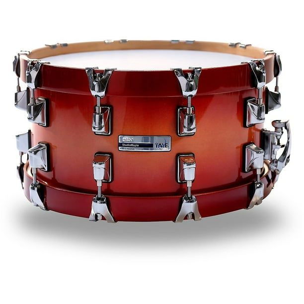 Taye Drums StudioMaple Snare Drum With Wood Hoops 14 x 7 Custom Natural