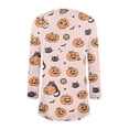 thumbnail image 6 of IYYVV Halloween Cardigan Pumpkin Goast Witch 2026 Halloween Sweaters for Women Long Sleeve Oversized Cardigan Complexion 2XL, 6 of 7