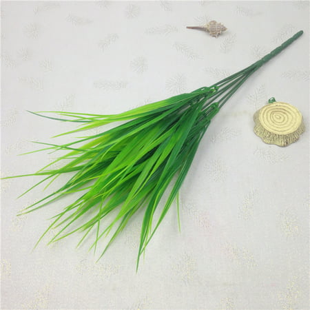 Pretty Simulate Artificial 7-Branch Spring Grass Decorative Grass for Flower Arrangement Color:light