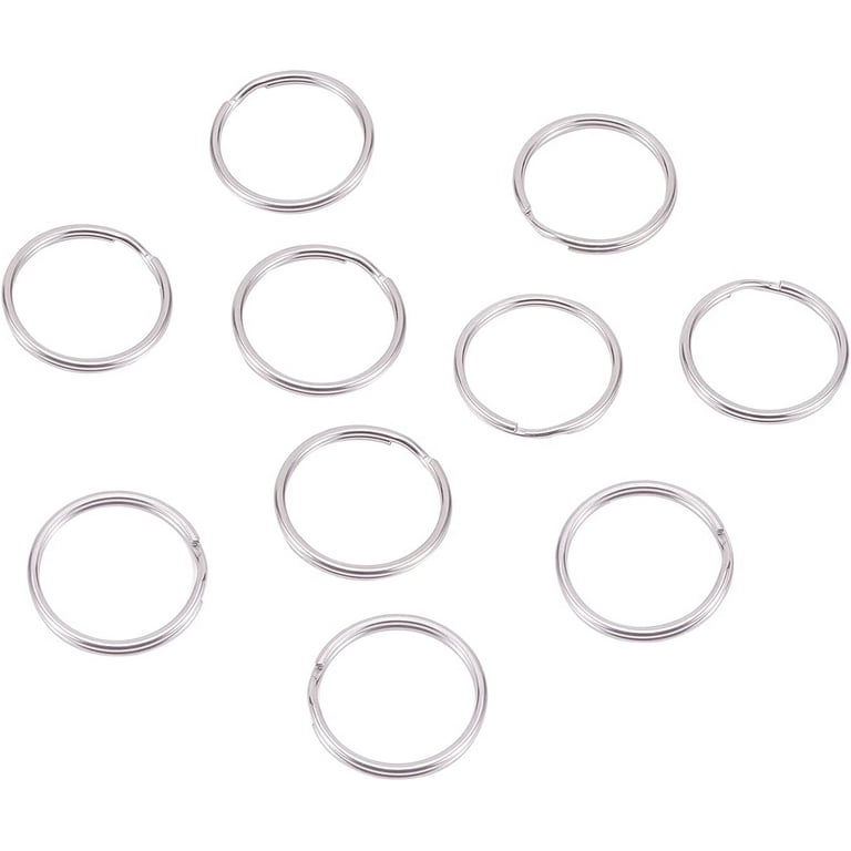 Stainless Steel Plain Split Ring For Keychains, Shape: Round at Rs  1.1/piece in Manor