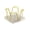 Gold B, variant on Ywmsfl Acrylic Note Block Storage Box With Metal Frame Multipurpose Desk Note Organizers For Notes Messages And Memos Sheets