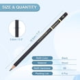 thumbnail image 2 of Uxcell 6Pcs Graphite Pencils, Round 6B Refill Wood-case Sketching Pencils Pre-sharpened Sketch Art Supplies for Home Office Classroom Artist Painting Sketching Study, Black, 2 of 7