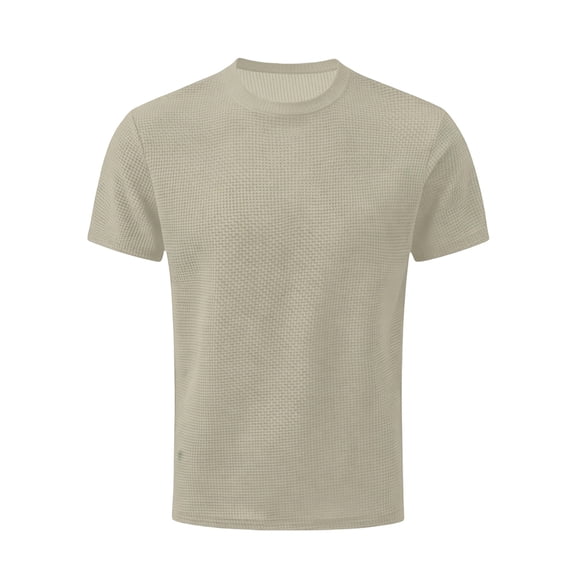 Afdoent Mens T Shirts Breathable Mesh Knit T Shirt For Everyday Comfort Lightweight Ice Silk Short Sleeve Tee For Summer And Wear Fashion T-Shirt