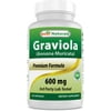 Best Naturals Graviola Annona Muricata 600 mg 120 Capsules
