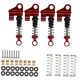 thumbnail image 1 of 4 Packung 1:24 Simulación Modelo RC Amortiguador de Choque de Metal para Axial SCX24 90081 Piezas de Actualización rojo Yotijar Amortiguador de coche RC, 1 of 7