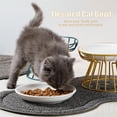 thumbnail image 4 of Lishi Anti-vomiting Ceramic Cat Dish with Metal Stand, 4 of 5