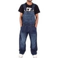thumbnail image 2 of Vividxx Pants For Men Versatile Overalls Male Denim Suspenders Fashion Pocket Baggy Jeans Solid Color Male Overall Jean Romper Trousers Comfortable, 2 of 5