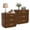 Walnut, variant on MOONMISS Modern 3-Drawer Nightstand Set of 2,Bedside Table with Sturdy Base & Gold Handles for Bedroom,Living Room,Light Oak