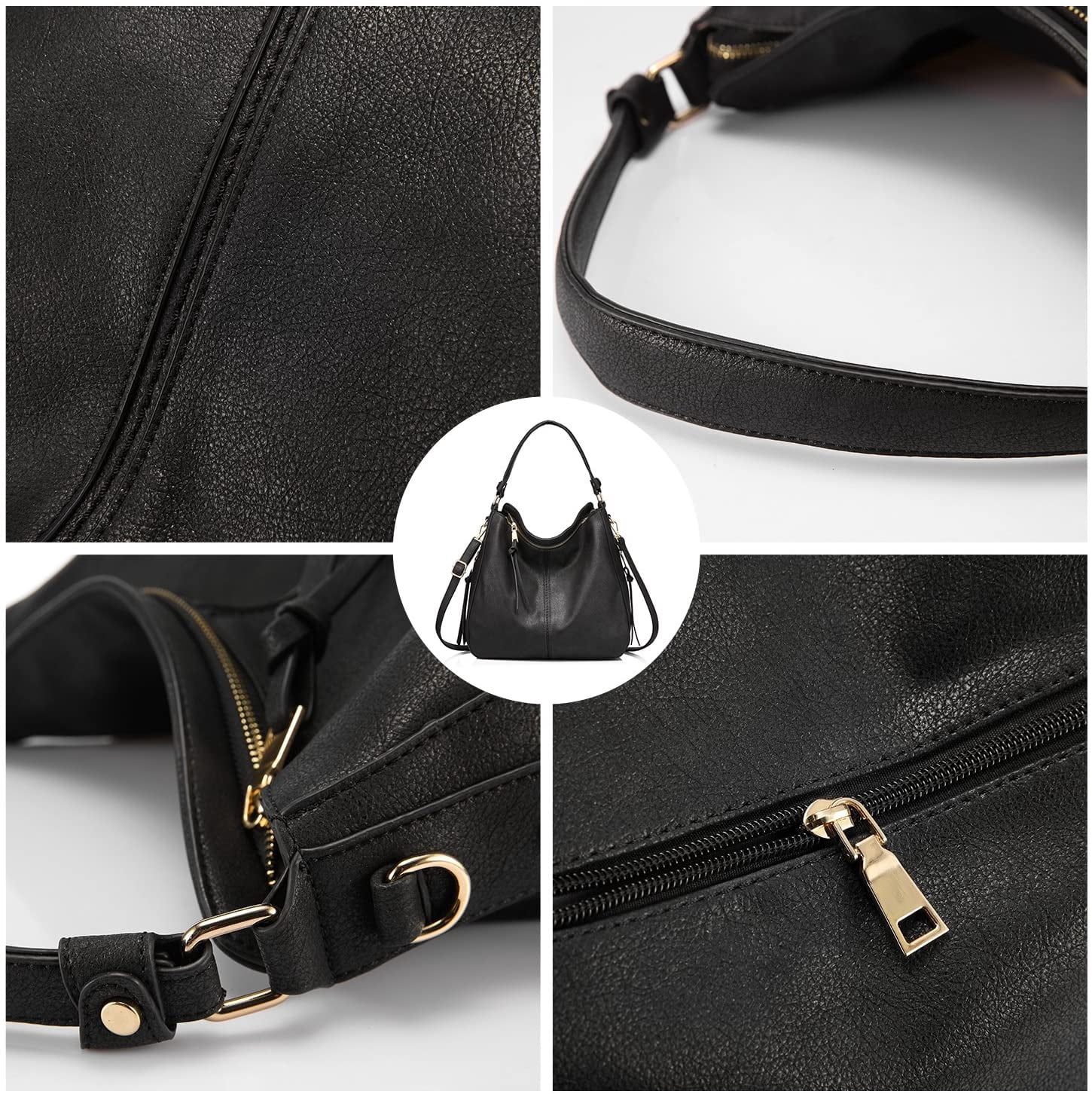 Fashion Handbags for Women Large Designer Ladies Hobo bag Bucket Purse Faux Leather