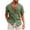 Olive Green, variant on WREESH Men's Summer Casual Cotton Linen Solid Turndown Short Sleeve Button Up Shirt Hawaii Shirt Green
