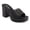 Black, variant on Andrea Women's Heeled Slip-On Sandals 66143