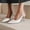 White, variant on Women's Pointed Toe Pumps Slingback High Heels Crocodile Patent Leather Dress Shoes Elegant Party Office Evening Stiletto Footwear White Women Sandal
