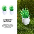 thumbnail image 4 of 8Pcs Mini Plant Models Miniature Plant Figurines Mini House Plant Ornaments, 4 of 7