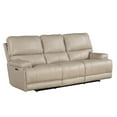 thumbnail image 5 of Pemberly Row Contemporary Linen Power Reclining Sofa and Two Recliners, 5 of 17