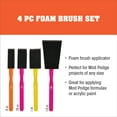 Mod Podge Foam Brushes, 4pk