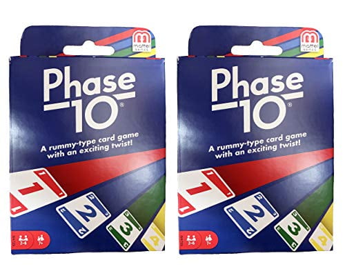 Phase 10 Card Game A Rummy Mattel Family Fun Children Friends Travel From UNO UK 