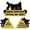 as shown, variant on Reflective Stickers Car Decal New Driver Car Magnet Set Cat Design Try My Best Caution Sign Removable Auto Exterior Safety Sticker Kit as shown